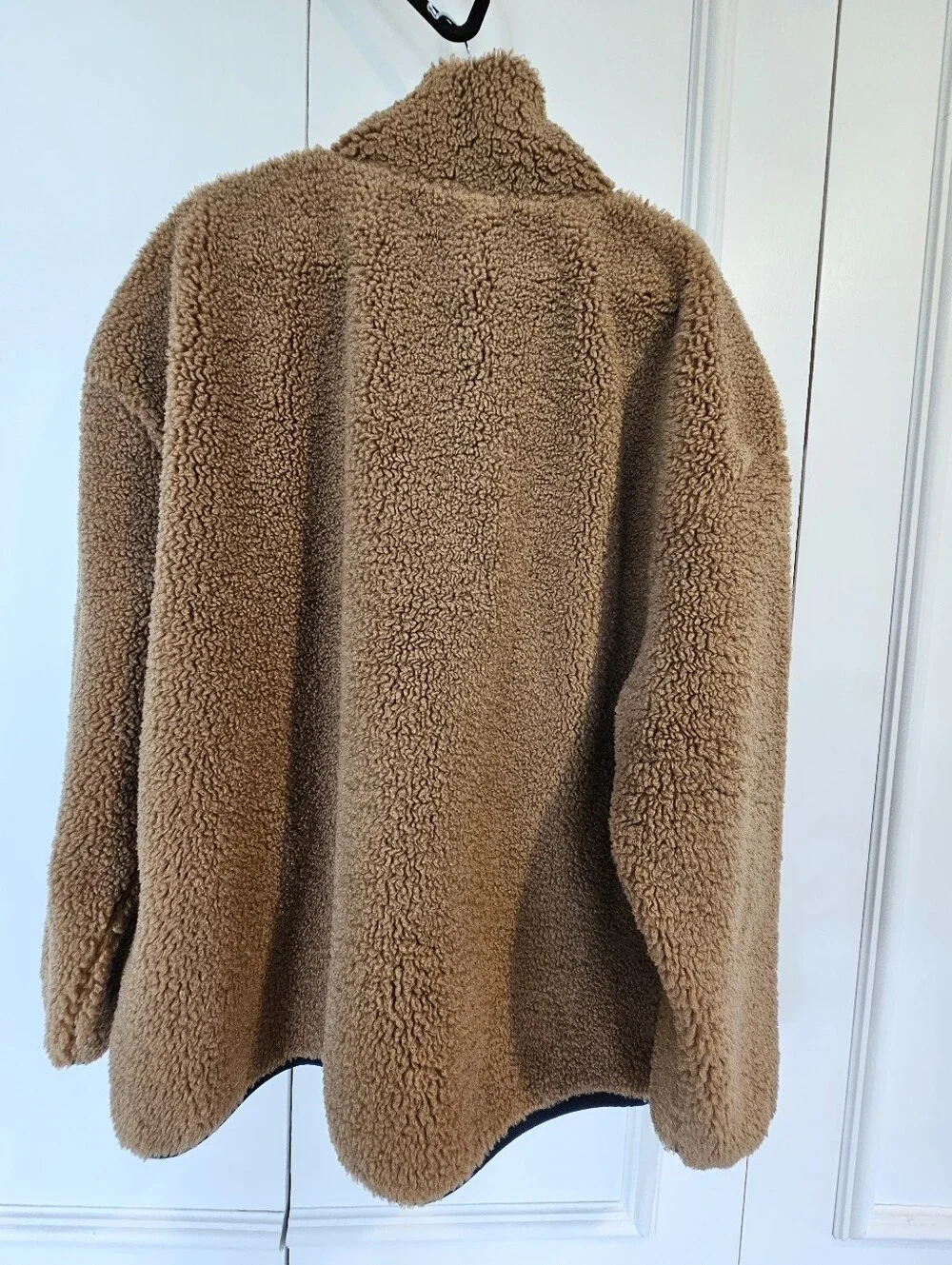 Like-New Men's UGG UGGbraid (?) Half-Zip Teddy Fleece Pullover (Size XXL) - Picture 8 of 10